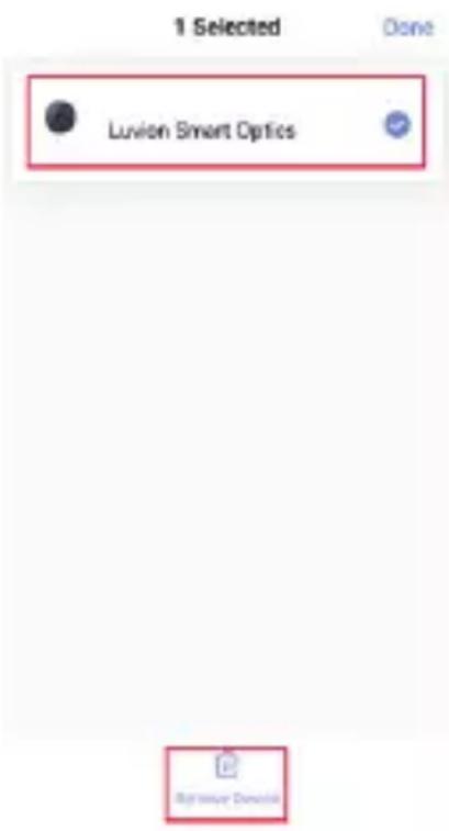 Luvion Smart Optics Mini - VERBINDUNG MIT DER APP - 9