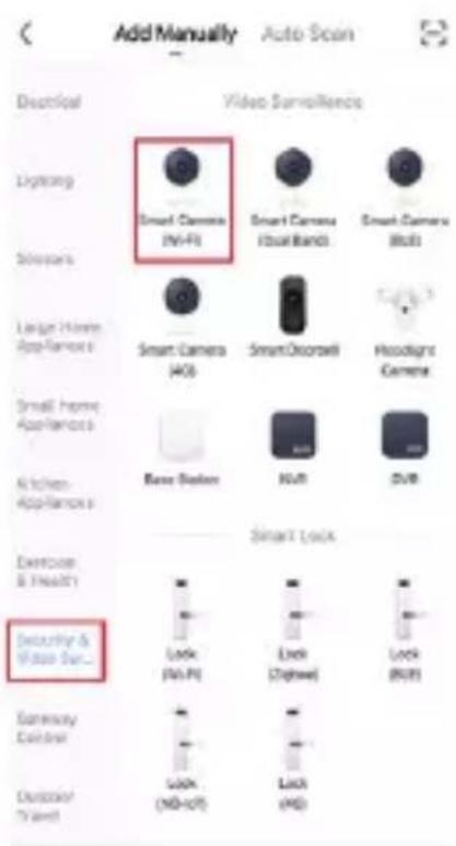 Add Manually Auto Scan Deutschel Video Surveillance Lighting Smart Camera (Ni-Fi) Smart Camera Fbox Band Smart Camera (Ru) Large Home Appliances Smart Camera (AO) SmartOscorwell Headlight Camera Small Home Appliances Base Station NUI DVB Kitchen- Appliances Exercise & Balance Smart Lock Lock (No-Fi) Lock (Tighted) Lock (Ru) Security & Video Bar... Currency Control Lock (No-Off) Lock (HD)