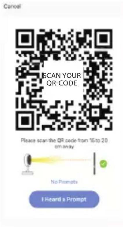 Luvion Smart Optics Mini - CONNEXION À L'APPLICATION - 5