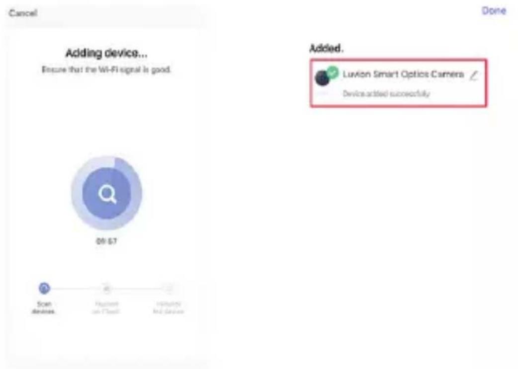 Luvion Smart Optics Mini - VERBINDING MAKEN MET DE APP - 7
