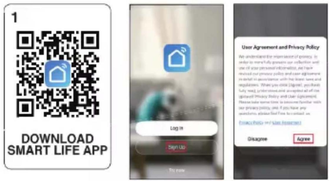 Luvion Smart Optics Mini - CONNEXION À L'APPLICATION - 1