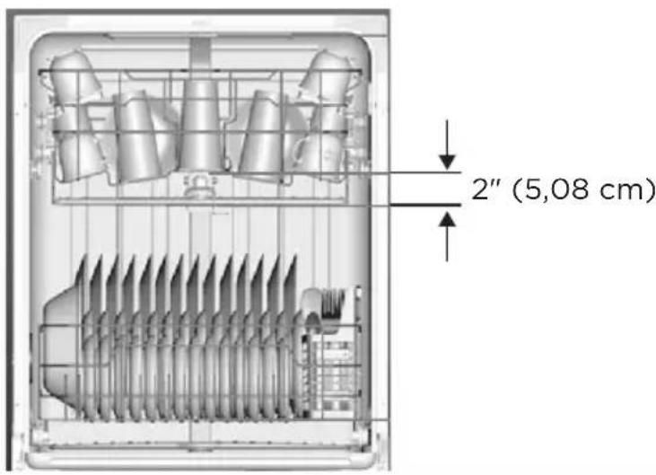 MIDEA MDT24P4AST - PANIER SUPÉRIEUR RÉGLABLE - 1