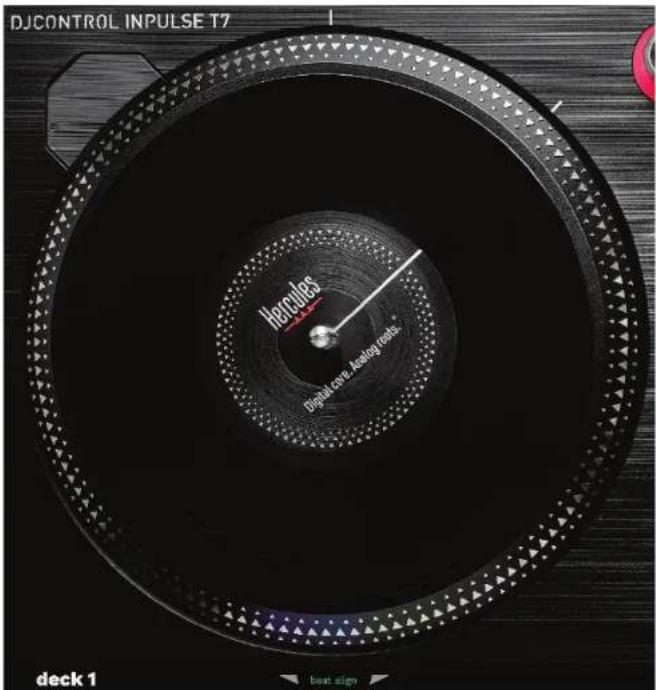 HERCULES DJControl Inpulse T7 - Jogwiel - 1
