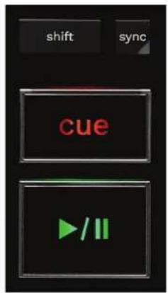 HERCULES DJControl Inpulse T7 - Transportdrukknoppen - 1