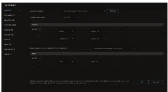 SETTINGS ADDRESS COMMAND MAPTIFINE REPORTS AND RECORD R/C MODEL BORDER ABOUT ADDRESS ADDRESS TO COMPUTED OUTPUTS ADDRESS (Description: Switzerland) Browse from the external audio interface of non-internal audio interface to selected, you can alter how the system would use in the audio device. OK Cancel