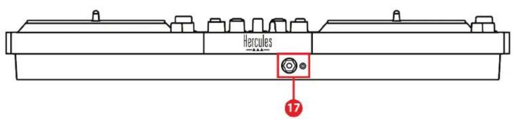 HERCULES DJControl Inpulse T7 - Aansluitingen - 2