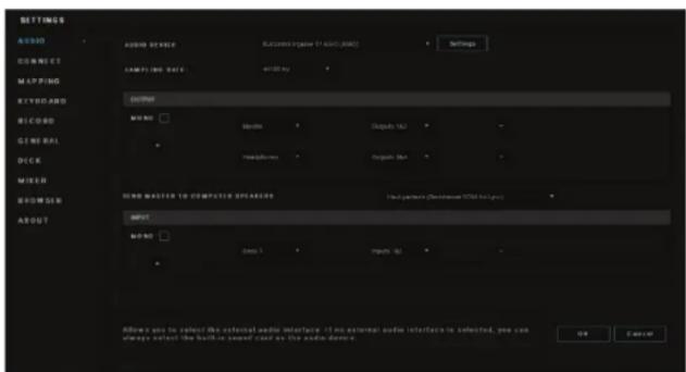 HERCULES DJControl Inpulse T7 - Configuraciones de audio: - 1