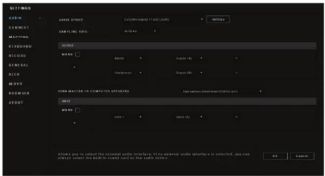 HERCULES DJControl Inpulse T7 - Audio-instellingen: - 1