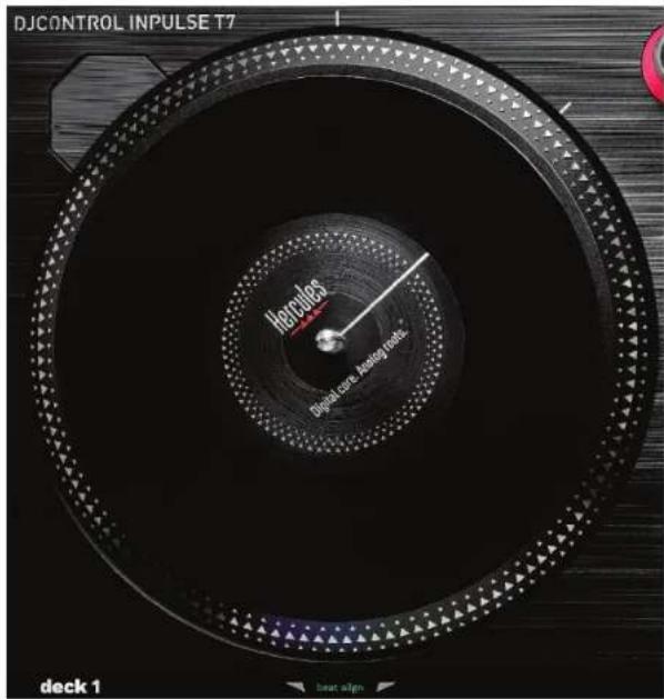 DJCONTROL INPULSE T7 Hercules Digital care Analog tools deck 1 bear align