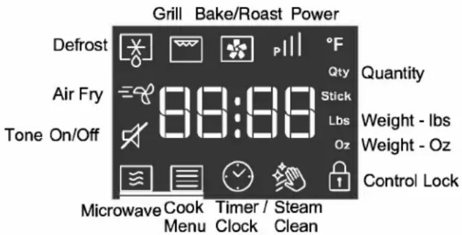 KITCHENAID KMCS522P - CONTROL DEL HORNO MICROONDAS - 1