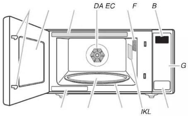 KITCHENAID KMCS522P - PIÈCES ET CARACTÉRISTIQUES - 1