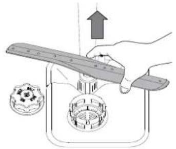 BLAUPUNKT 5VT 8X00EWEGB - CLEANING THE SPRAY ARMS - 2