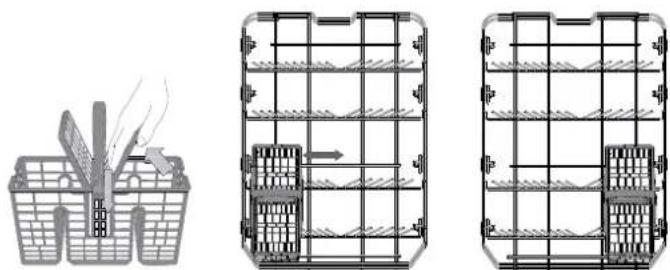 BLAUPUNKT 5VT 8X00EWEGB - CANASTILLO PARA CUCHILLERÍA - 1