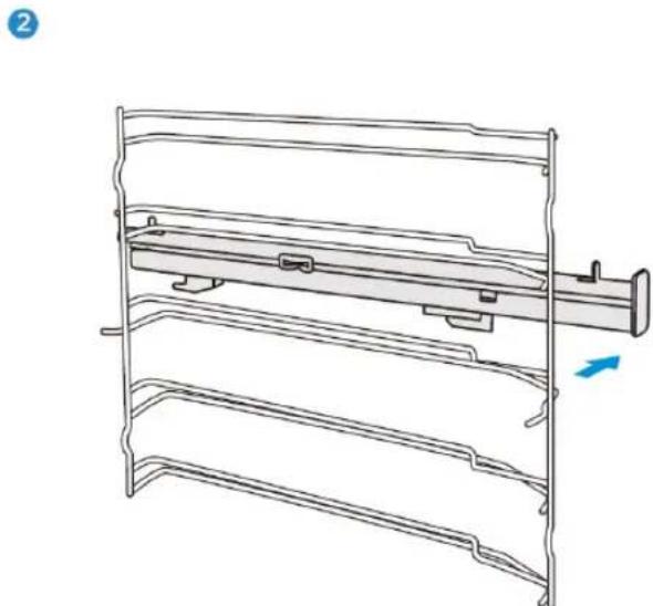 BLAUPUNKT 5B50N 8690 - Telescopische rails bevestigen - 3