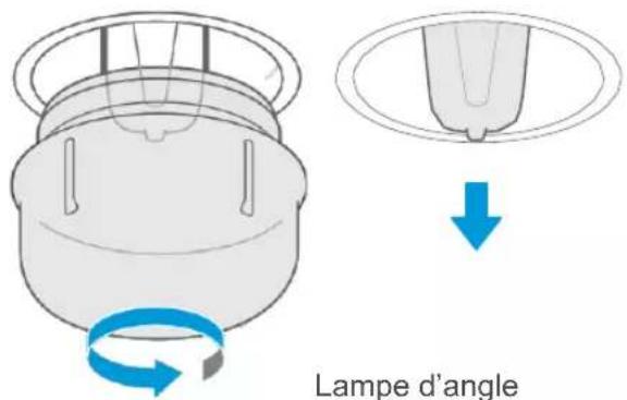 Lampe d'angle