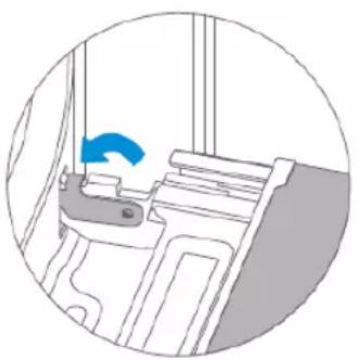 BLAUPUNKT 5B50P 8690 - DEUR VAN HET APPARAAT - 1
