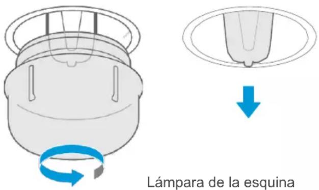 Lámpara de la esquina