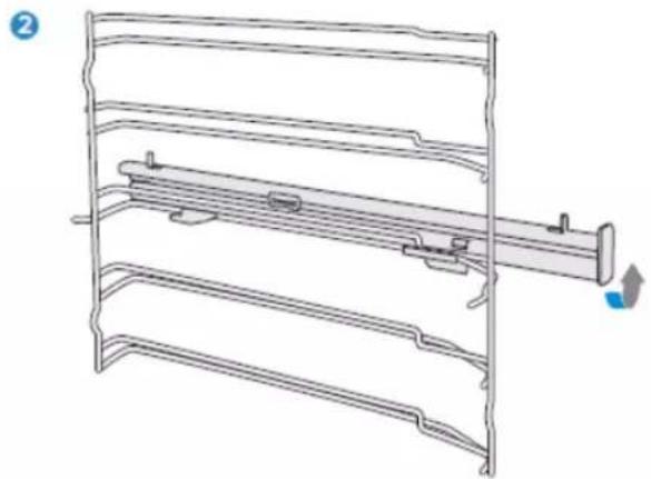 BLAUPUNKT 5B50P 8690 - Telescopische rails bevestigen - 1