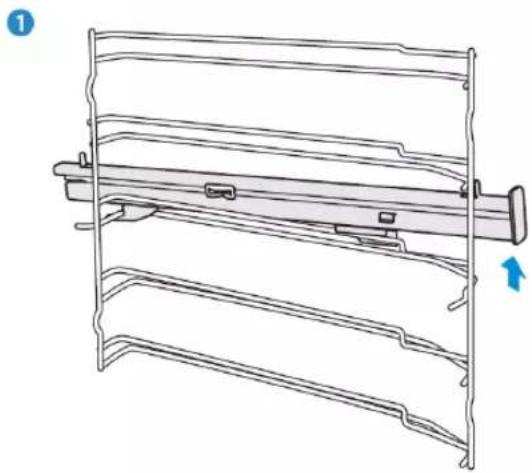BLAUPUNKT 5B50P 8690 - Rimozione delle guide telescopiche - 1