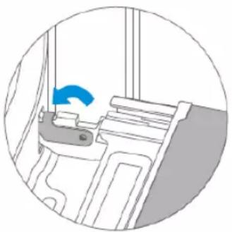 BLAUPUNKT 5B50P 8690 - PORTE DE L'APPAREIL - 1