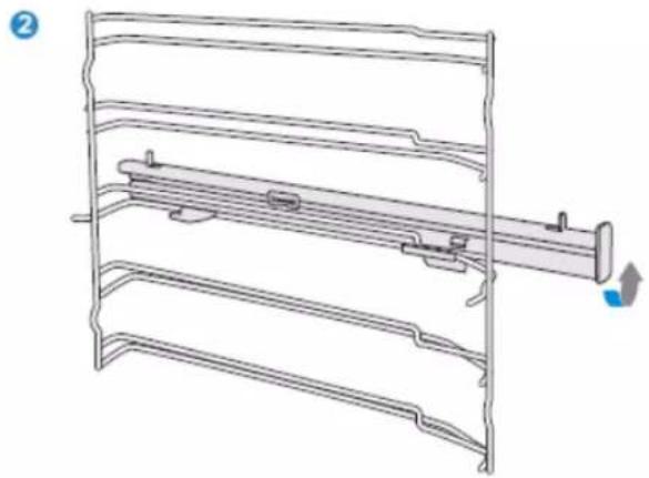 BLAUPUNKT 5B50P 8690 - Fastening telescopic rails - 2