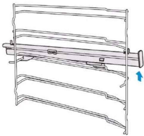 BLAUPUNKT 5B50P 8690 - Retirer les rails télescopiques - 1