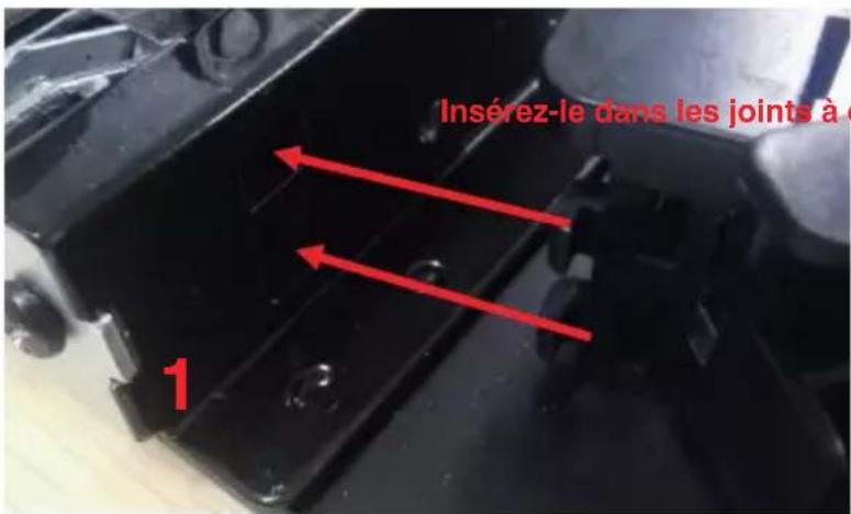 BLAUPUNKT 5B30N 0250 - Instructions d'installation de la bande de recouvrement de la porte et de l'ensemble du support rotatif - 11