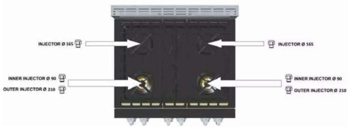 Glem Gas FR304GN - 30" Range - Cooktop - 1