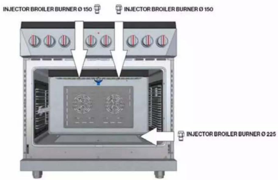 Glem Gas FR304GN - 36" Range-Oven - 1