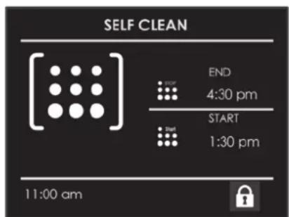 Glem Gas FODP30S - To Set the Self-Clean Mode - 1