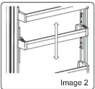 Glem Gas ARI302CA - Balconnet réglable (Dans certains modèles) - 2