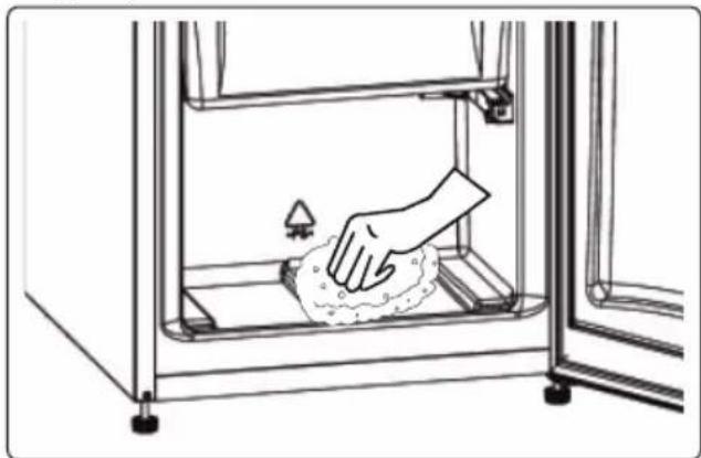Glem Gas ARI302CA - Processo di sbrinamento del freezer - 1
