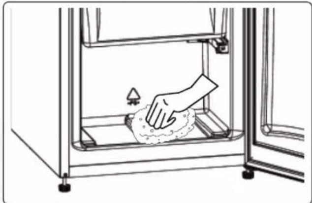 Glem Gas ARI302CA - Freezer defrosting process - 1