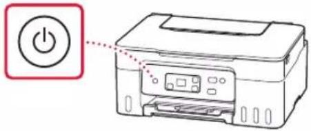 CANON PIXMA G2470 - Mise sous tension de l'imprimante - 2