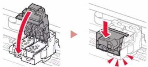 CANON PIXMA G2470 - Instalar los cabezales de impresión - 6