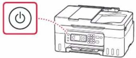 CANON PIXMA G4470 - Mise sous tension de l'imprimante - 2
