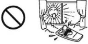 TCL M09S1S0 - Nota sobre o manuseio do controle remoto - 2