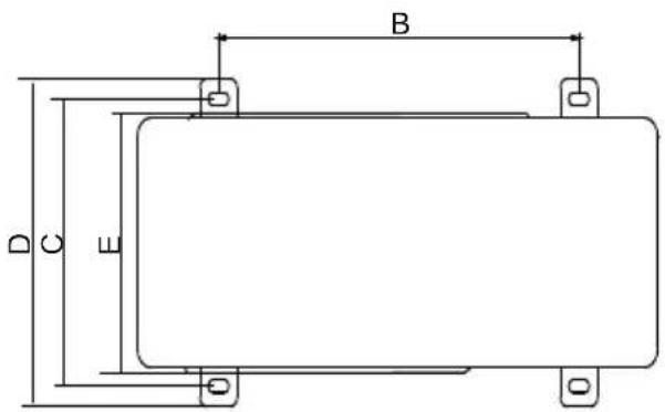 TCL MN09SS1 - Figura delle dimensioni del corpo - 2