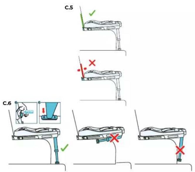 Kindercraft MINK PRO - Installation de la base ISOFIX MINK FX - 1