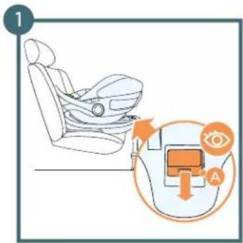 Kindercraft I-CARE i-Size - Montage du siège sur la base CARE FX ISOFIX - 1