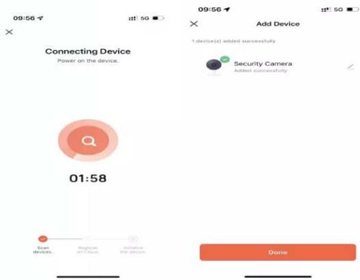 DENVER IOC-233 - Ajout d'une caméra Wi-Fi intelligente : - 5