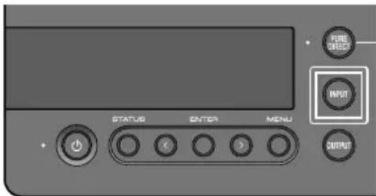YAMAHA HA-L7A - Die Taste [INPUT] auf dem Bedienfeld drücken, um die Audioeingangsquelle auszuwählen. - 1