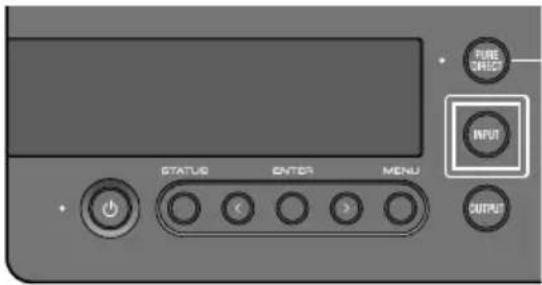 YAMAHA HA-L7A - Premere il pulsante [INPUT] sul pannello operativo per selezionare la sorgente di ingresso audio. - 1