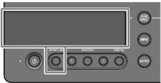 YAMAHA HA-L7A - Acerca de la pantalla de información - 1