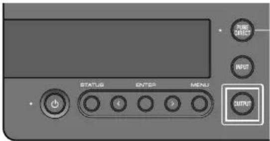 YAMAHA HA-L7A - Нажмите кнопку [OUTPUT] на панели управления для выбора целевого устройства вывода аудиосигнала. - 1