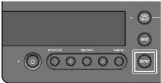YAMAHA HA-L7A - Pulse el botón [OUTPUT] en el panel de control para seleccionar el destino de salida de audio. - 1