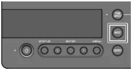 YAMAHA HA-L7A - Нажмите кнопку [INPUT] на панели управления для выбора источника входного аудиосигнала. - 1