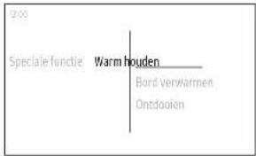 200 Speciale functie Warm houden Bord verwarmen Ontdoolen