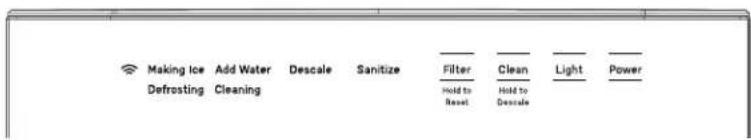 GE Profile Opal XPIO43SCSS - Comprendre l'affichage - 1