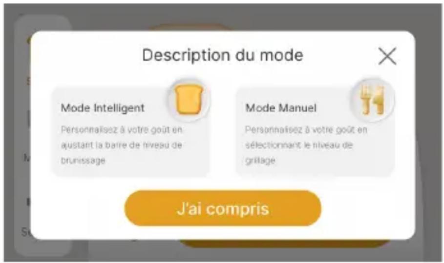 TINECO Toasty One - Description du mode - 1